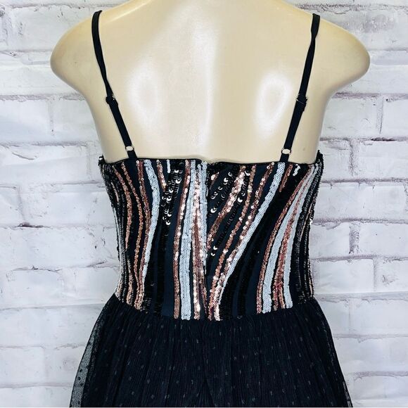 Dress the Population Kady Black Sequin Tulle dress - Picture 7 of 10